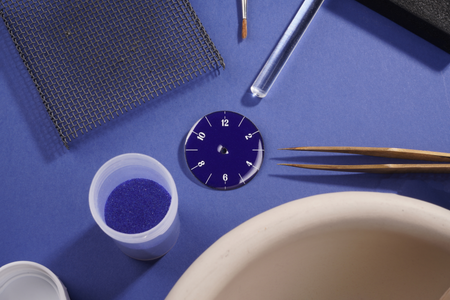 anOrdain Enamel Dial Colours: Parisian Blue