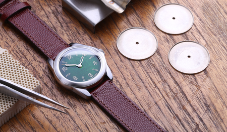 A Model 2 with Green Fumé dial